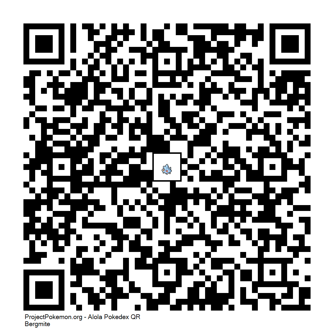 Cdigo QR de Bergmite